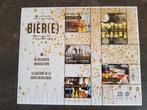 Bloc de 5 timbres belge sur la culture de la bière. Neuf, Autres thèmes, Envoi, Non oblitéré