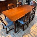 A vendre table avec 6 chaises, Huis en Inrichting, Tafels | Eettafels, Ophalen, Gebruikt, Vijf personen of meer, Rechthoekig