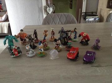 Différents personnages de Disney Infinity 