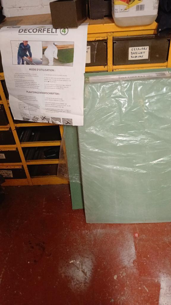 Decorfelt 4 mm geluiddempende tegels, Doe-het-zelf en Bouw, Overige Doe-Het-Zelf en Bouw, Nieuw, Ophalen
