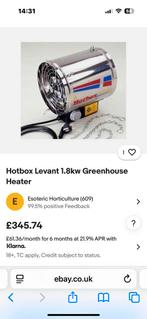 Hotbox lavant / verwarming serre, Ophalen, Gebruikt