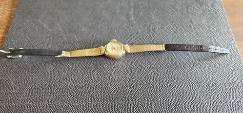 antieke horloge, Pontiac, nr 14015 51, goudkleurig met zwart, Bijoux, Sacs & Beauté, Montres | Anciennes | Antiquités, Montre-bracelet