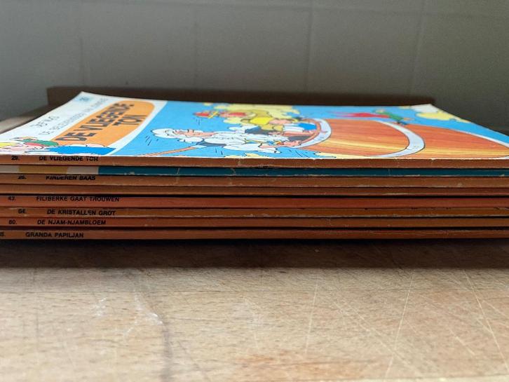 8 Jommeke albums- herdruk - gekleurd, Boeken, Stripverhalen, Gelezen, Meerdere stripboeken, Verzenden