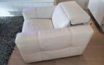 Relax fauteuil merk Natuzi in leder kleur le Mans beige, Huis en Inrichting, Fauteuils, Ophalen