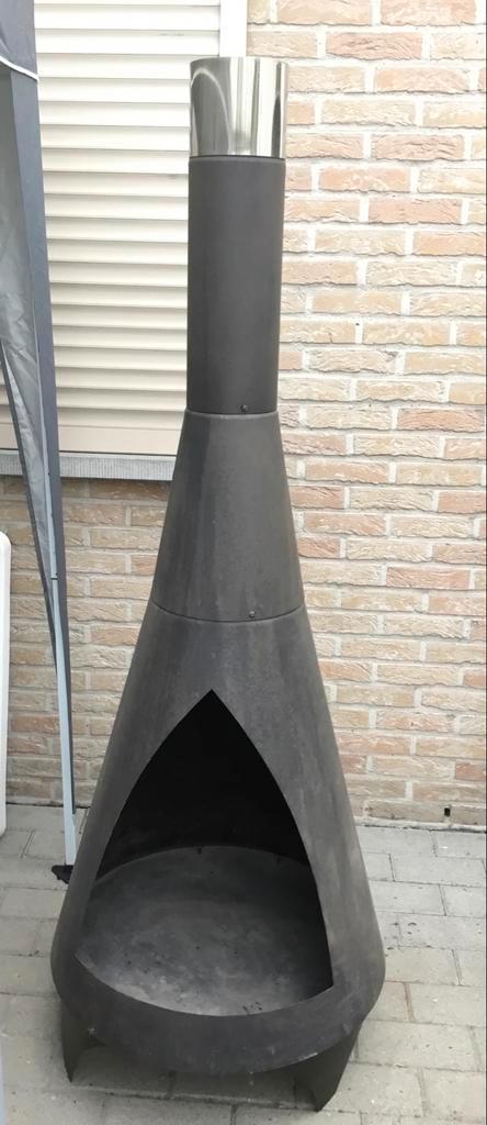 La Hacienda Colorado Tuinhaard - 160 cm - Staal, Tuin en Terras, Tuinhaarden, Gebruikt, Ophalen