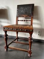 Fauteuil en cuir ancien, Antiquités & Art, Enlèvement