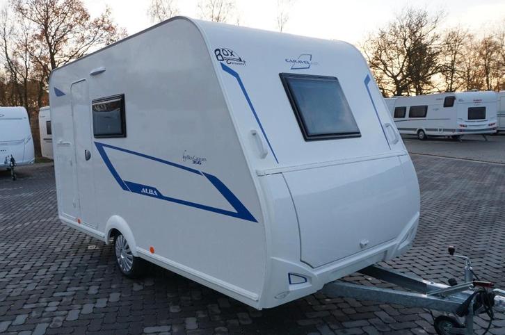 Nieuwe 4pers.Caravelair met stapelbed, zithoek, MTM 1000kg, Caravans en Kamperen, Caravans, Bedrijf, tot en met 4, Caravelair