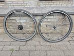 Set wielen, Fietsen en Brommers, Fietsonderdelen, Ophalen, Gebruikt