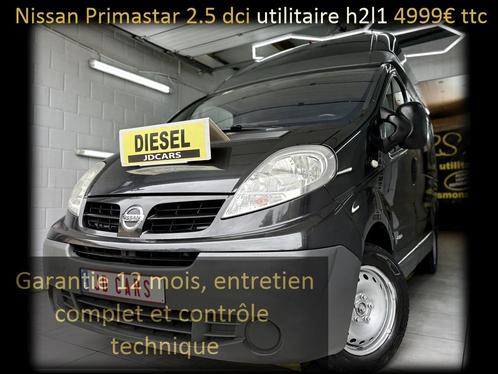 NISSAN PRIMASTAR 2.5 DCI UTILITAIRE H2L1 ‼️GARANTIE 1 AN CTO, Auto's, Bestelwagens en Lichte vracht, Bedrijf, Te koop, ABS, Airbags