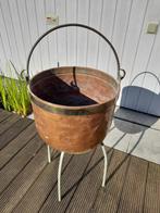 Rood koperen massieve ketel, Antiek en Kunst, Ophalen of Verzenden