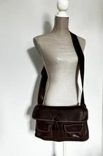 Crossover, crossbody schoudertas bruin leer unisex âne rouge, Handtassen en Accessoires, Overige merken, Bruin, Nieuw, Ophalen of Verzenden