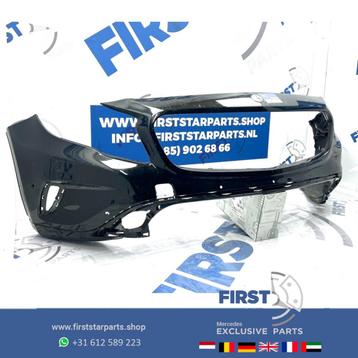W156 GLA Voorbumper 2013-2019 KOPLAMPSPROEIERS / PDC zwart w beschikbaar voor biedingen