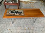 Vintage salontafel met keramische tegel, Ophalen