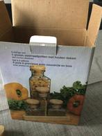 Glazen voorraadpotten, Huis en Inrichting, Ophalen of Verzenden, Nieuw