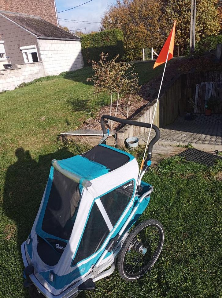 Remorque vélo 2 enfants Qeridoo Speedkid 2, Vélos & Vélomoteurs, Accessoires vélo | Remorques, Utilisé, Remorque pour enfant, 40 à 60 kg