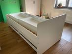Eenpersoonsbed 90 x 200 met logeerbed en 2 ladekasten, Ophalen, Gebruikt, 90 cm, Eenpersoons