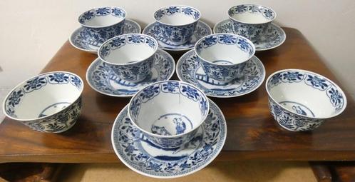 8x Chinese kommetjes en 6x schotel [1558], Antiek en Kunst, Antiek | Porselein, Ophalen of Verzenden
