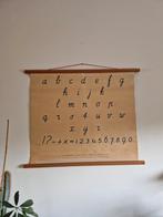 Oude schoolkaart alfabet, Antiek en Kunst, Ophalen