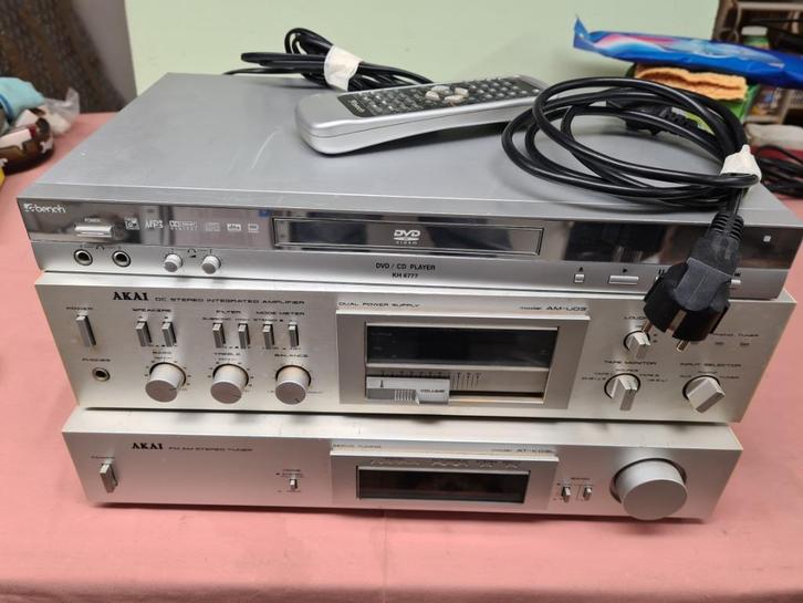 Bench CD player, Akai tuner & versterker, Audio, Tv en Foto, Stereoketens, Cd-speler, Dvd-speler, Tuner of Radio, Akai, Losse componenten