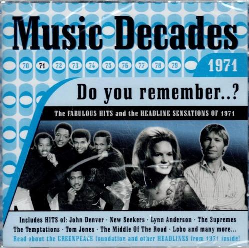 cd    /   Music Decades 1971, Cd's en Dvd's, Cd's | Overige Cd's, Nieuw in verpakking, Ophalen of Verzenden