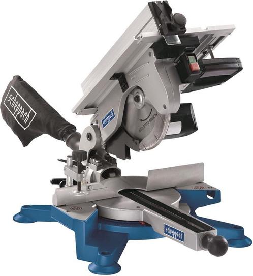 Scheppach HM100T afkortzaag, Doe-het-zelf en Bouw, Gereedschap | Zaagmachines, Zo goed als nieuw, Afkortzaag, 1200 watt of meer