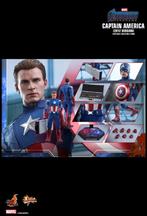 Hot Toys MMS563 Captain America 2012 Version, Collections, Statues & Figurines, Humain, Enlèvement, Neuf