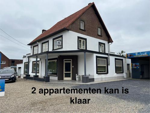 Huis te koop met hand carwash met 2 appartementen, Immo, Huizen en Appartementen te koop