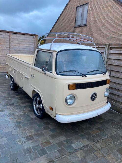 Volkswagen t2 pick-up, Auto's, Oldtimers, Particulier, Volkswagen, Benzine, Overige carrosserie, 2 deurs, Handgeschakeld, Beige