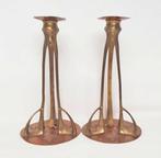 Paar Jugendstile Kandelaars - WMF., Antiek en Kunst, Ophalen of Verzenden, Koper of Brons