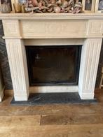 Natuurstene schouwmantel, Huis en Inrichting, Ophalen, Gebruikt, Inbouwhaard, Houthaard