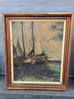 huile sur toile marine signe kindermans j, Antiquités & Art, Art | Peinture | Classique, Enlèvement ou Envoi