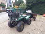Quad yamaha bruin 350 et remorque, Motoren, 1 cilinder, 350 cc