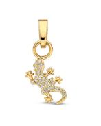 Lizard charm, Nieuw, Ophalen of Verzenden, Goud, Goud