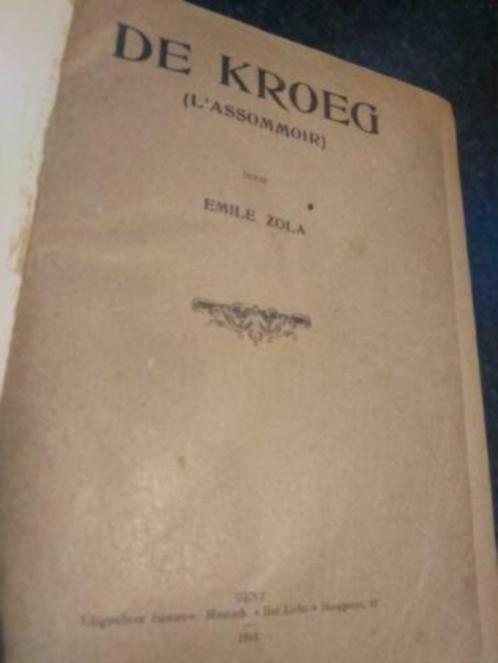 boek: de kroeg - Emile Zola - 1922, Antiek en Kunst, Antiek | Boeken en Manuscripten, Ophalen of Verzenden