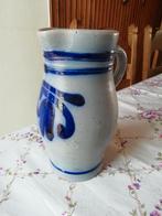 Pichet gris et bleu. Cont.1 litre gravée sur le pot., Enlèvement ou Envoi