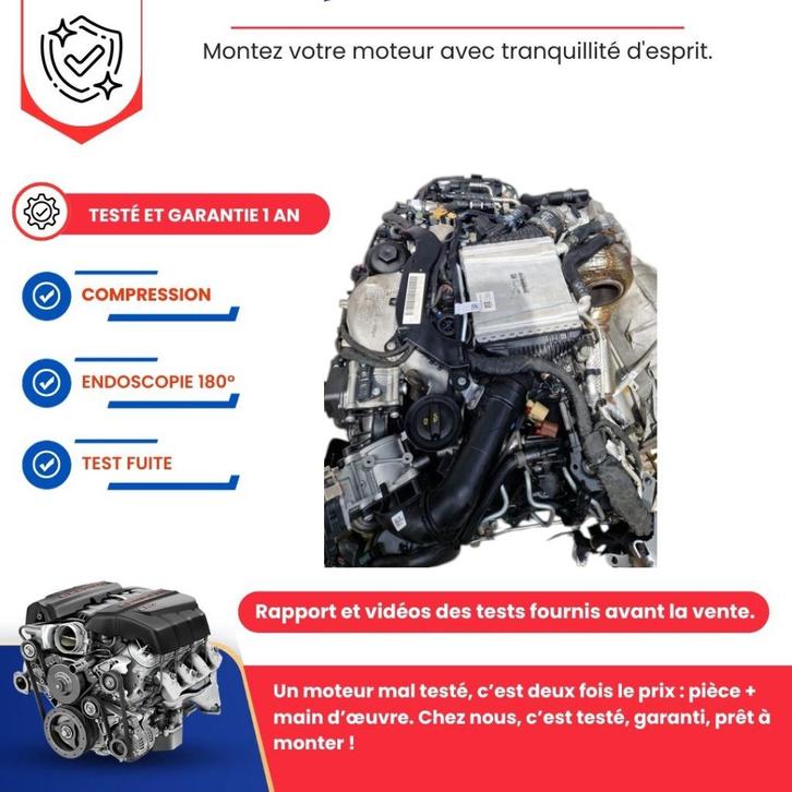 Moteur complet audi sq5 s4 s5 3.0 v6 bi-tdi 341cv, Autos : Pièces & Accessoires, Moteurs & Accessoires, Audi, Neuf, Enlèvement ou Envoi
