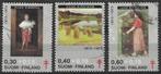 Finland 1973 - Yvert 694-696 - Tegen de Tuberculose (ST), Timbres & Monnaies, Timbres | Europe | Scandinavie, Affranchi, Finlande