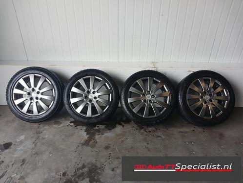 Winterbanden set op 17" velgen Audi TT MK2, Auto-onderdelen, Banden en Velgen, Banden en Velgen, Winterbanden, 17 inch, 225 mm