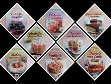 Lot de livre de cuisine (Pâtisserie et desserts gourmand) beschikbaar voor biedingen
