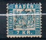 Baden: Michel 25 gestempeld, Ophalen of Verzenden, Overige periodes, Gestempeld