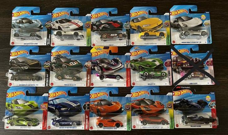 HotWheels Sport/Race Cars, Hobby & Loisirs créatifs, Voitures miniatures | Échelles Autre, Neuf, Voiture, Enlèvement ou Envoi