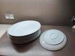 9 x zeer grote ovale borden 1,8kg stuk, Ophalen of Verzenden