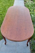 Ovale tafel kerselaar, Huis en Inrichting, Ophalen, Gebruikt, 50 tot 100 cm, Vijf personen of meer