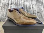 Floris van Bommel Premium Lak groen/geel - Heren Maat 41, Comme neuf, Autres couleurs, Chaussures à lacets, Envoi