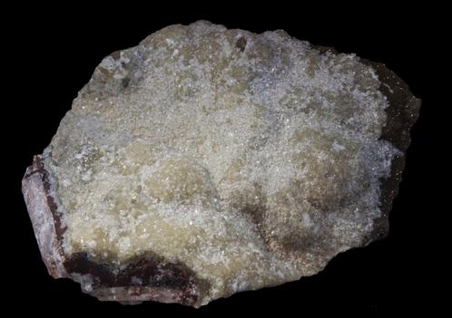 KWARTS op SMITHSONIET uit Marokko., Verzamelen, Mineralen en Fossielen, Mineraal, Ophalen of Verzenden