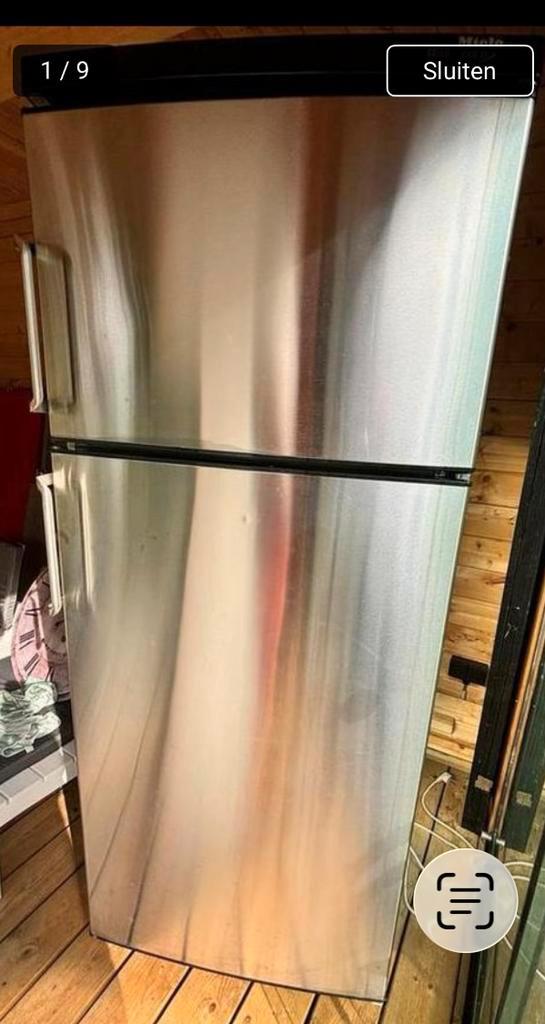 MIELE grote koelkast met diepvriesvak, Electroménager, Réfrigérateurs & Frigos, Utilisé, Avec compartiment congélateur, 160 cm ou plus