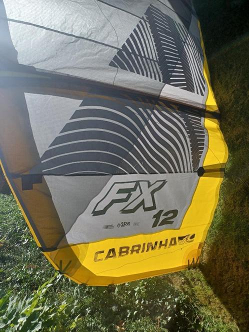 Cabrinha FX 12 van 2018, Sports nautiques & Bateaux, Kitesurf, Utilisé, Kite, 12 m², Enlèvement