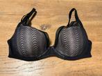 Zwart beige voorgevormde beugel beha Passionata maat 70C, Enlèvement ou Envoi, Noir, Soutien-gorge