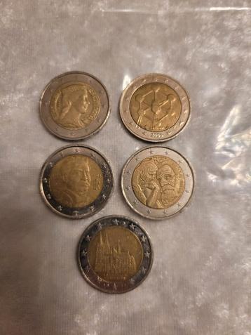 Collection de pièces rares de 2 euros