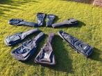 8 gigbags voor elektrische gitaar, Musique & Instruments, Boîtiers & Valises, Enlèvement, Comme neuf, Guitare électrique